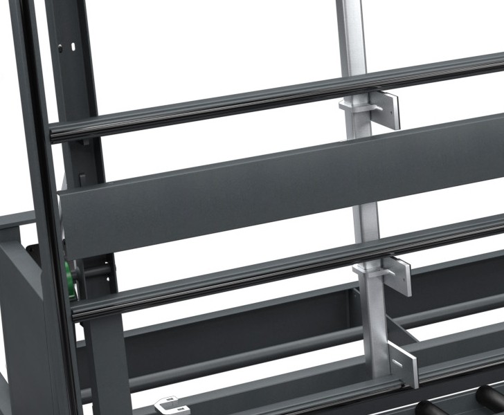 Alluminio Five CS Piano d’appoggio in PVC duro antifrizione Tekna
